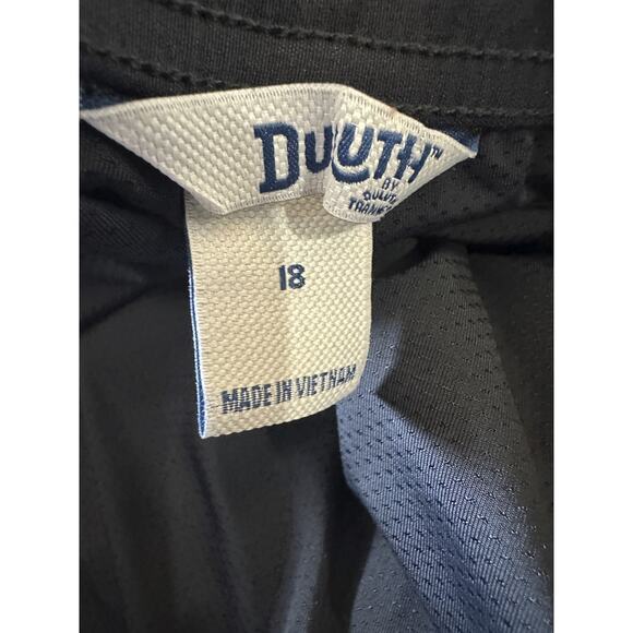 Duluth Trading Co Dry on the Fly Skort Shorts + Skirt Black Women's Plus Size 18 - Picture 5 of 12